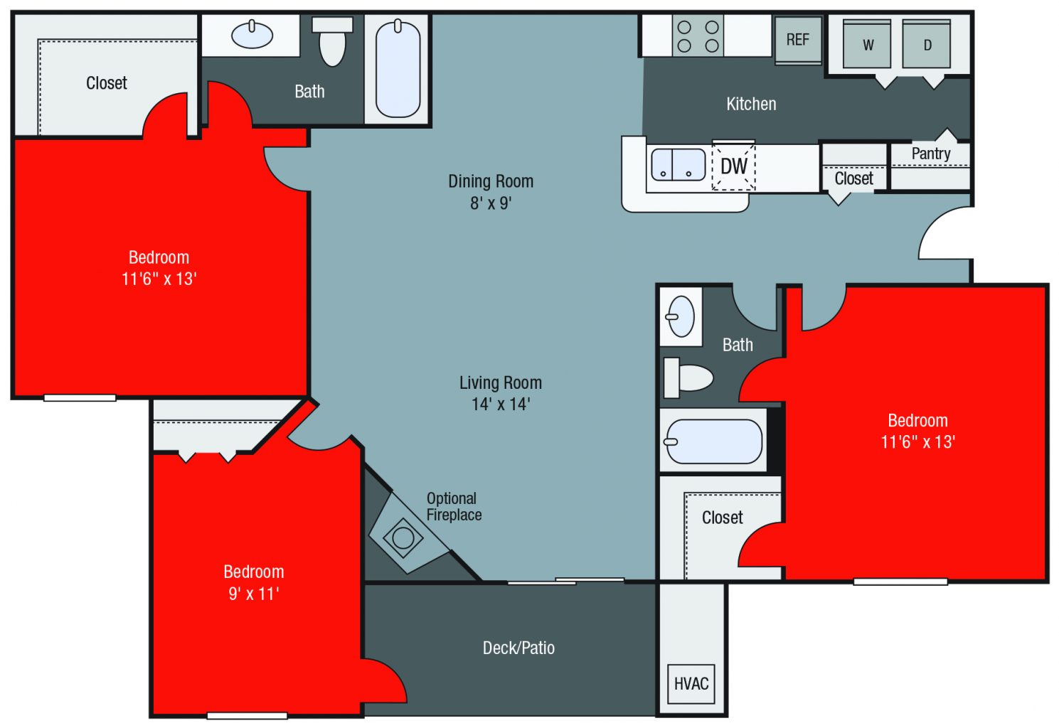 Apartments For Rent TGM Danada - Oak 